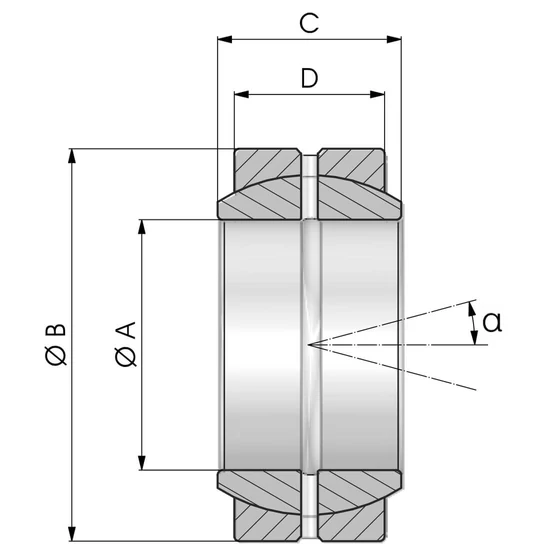 Picture 2/2 -Radial ball joint - NBGE12ES