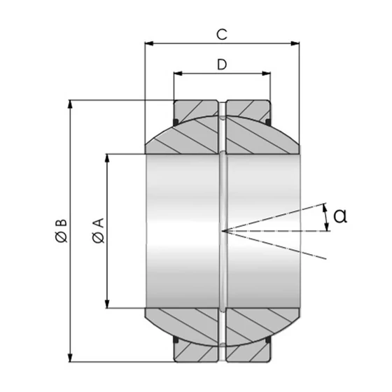 Kép 3/3 - Gömbcsapágy - GE 20 FO 2RS - GEG20ES-2RS
