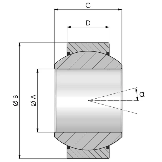 Picture 2/2 -Radial ball joint - NBGE180FW2RS