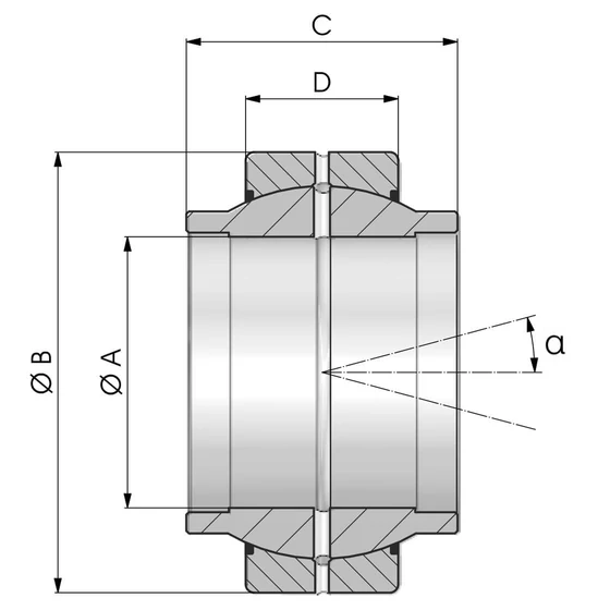 Kép 3/3 - Gömbcsapágy - GE 70 HO 2RS - GEEM70ES-2RS