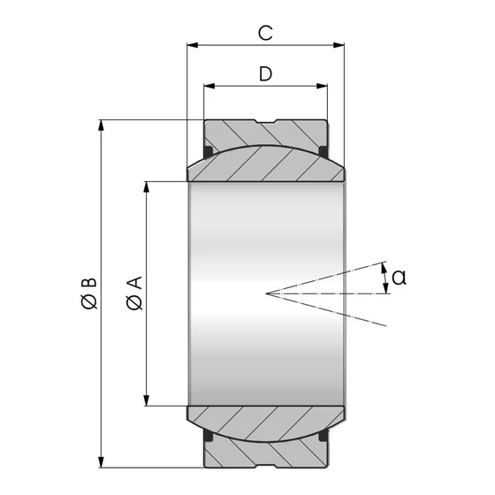 Kép 3/3 - Gömbcsapágy - GE 20 TGR 2RS - GE20ET-2RS/X