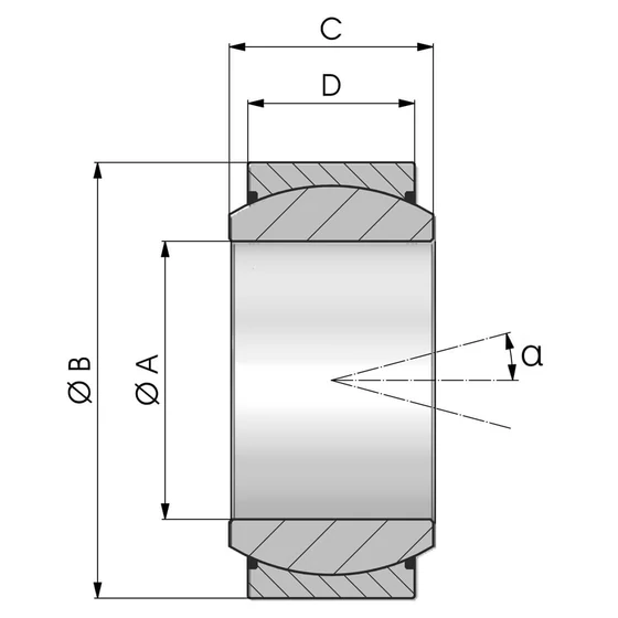 Kép 3/3 - Gömbcsapágy - GE 25 UK 2RS - GE25ET-2RS/X