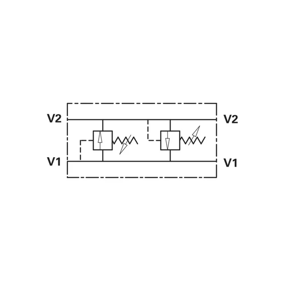 Picture 2/2 -Crossover relief valve - VAU - OMP-OMR 10-180bar