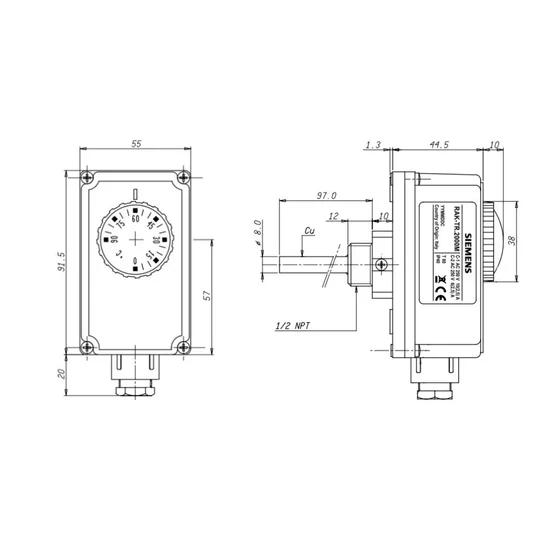 Picture 2/2 -Heat exchanger part  - Switch - SIEMRAK-TR.2000M