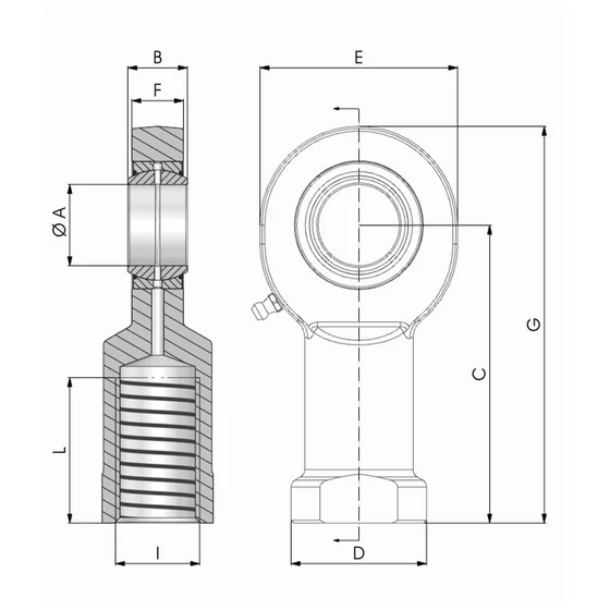 Picture 2/2 -Ball joint end - NBSC35ES2RS