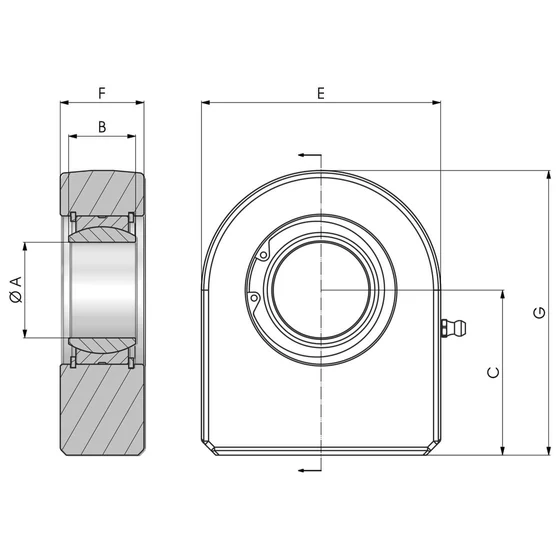 Picture 2/2 -Ball joint end - NBSN30P