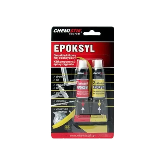 CHEMISTIK / 2X20g kétkomponensű Epoxy fémtartalmú ragasztó - RRCHEMI220