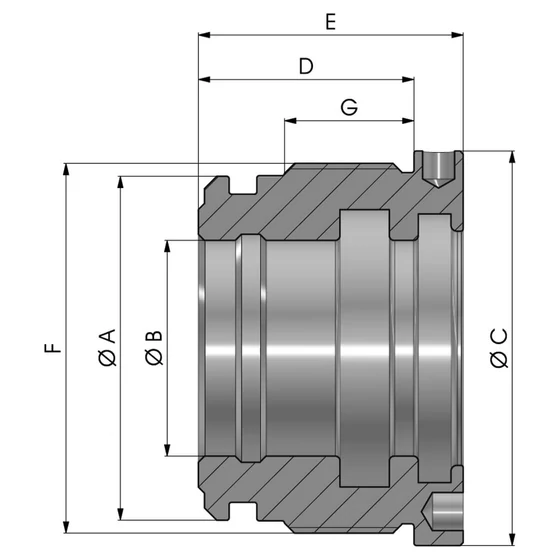 Kép 2/2 - Szárvezető középhosszú - TM 145 125 60