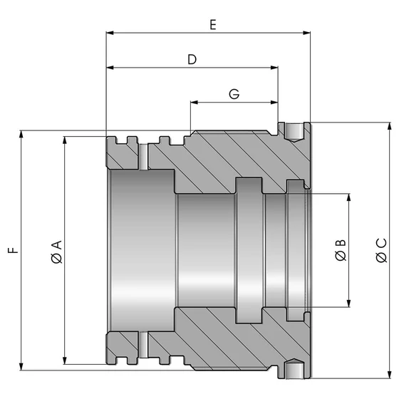 Kép 2/2 - Szárvezető löketcsillapítós - TF 060 070 35