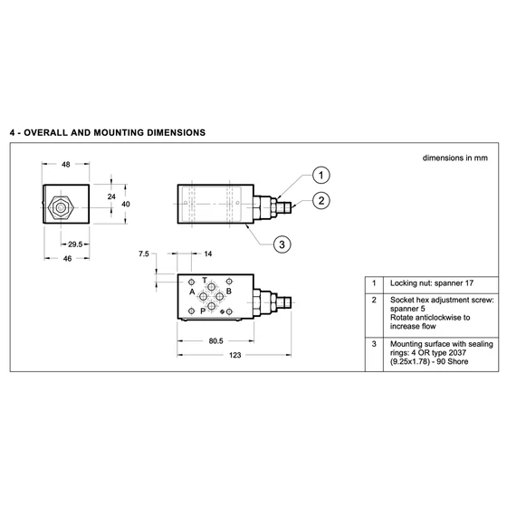 Picture 4/4 -Throttle sandwich valve - MVR-RS/P