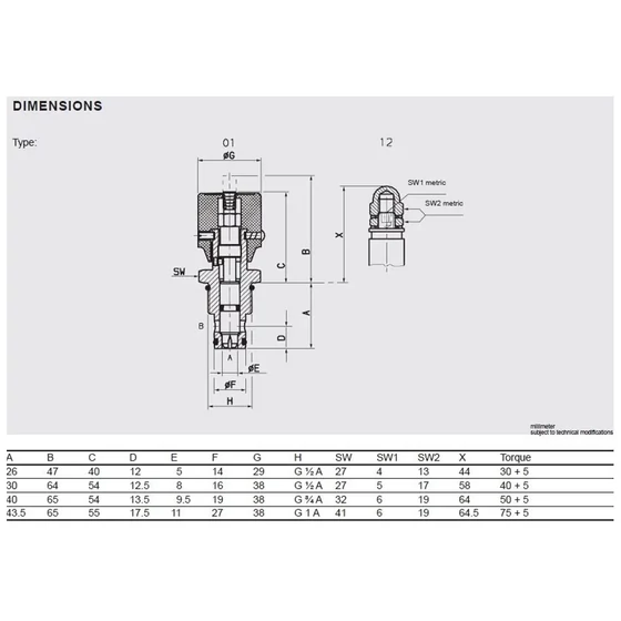 Picture 2/2 -Double-acting control valve - DVE-08920-01-C-V