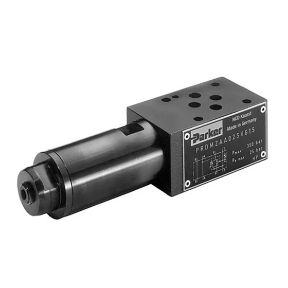 Picture 1/3 -Pressure relief sandwich valve - NA10 - P-port - RDM3PT15SVG - 3-150bar