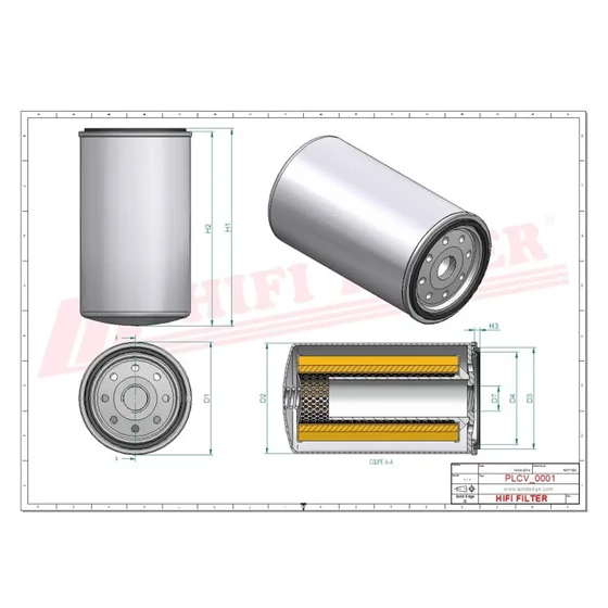 Picture 2/2 -Spin-on element - SN039 - M16×1,5 - Tigretrac