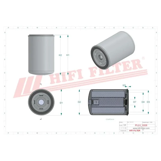 Picture 2/2 -Spin-on element - SO8000 - M20×1,5 - bypass - Tigretrac