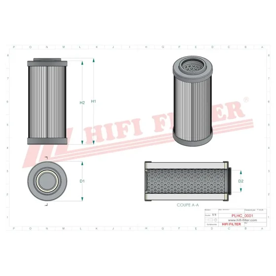Picture 2/2 -Pressure line filter element - 0160 D 010 BNHC - interchange