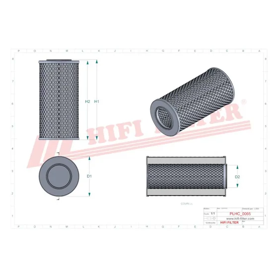 Picture 2/2 -Pressure line filter element - 0110 D 010 BNHC - interchange
