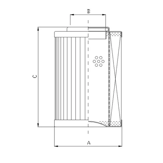 Picture 2/2 -Pressure line filter element - G01369 - interchange