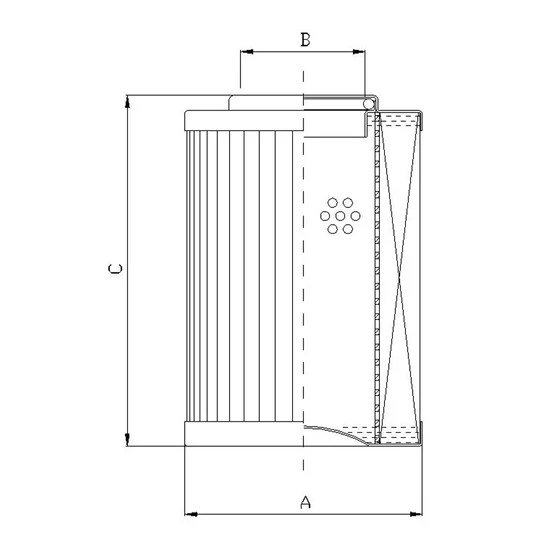 Picture 2/2 -Pressure line filter element - G01982 - interchange