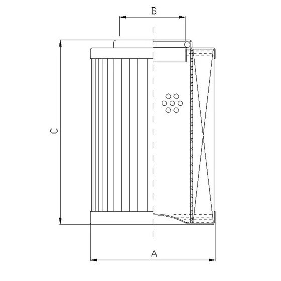 Picture 2/2 -Pressure line filter element - G01403 - interchange
