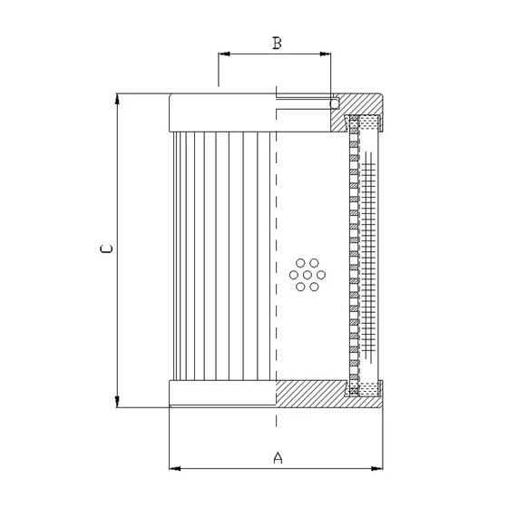 Kép 2/2 - Szűrőbetét nyomóági - G01434 - kiváltó