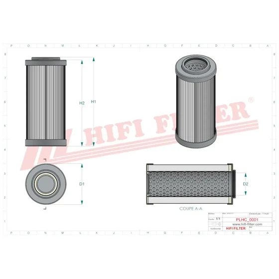 Picture 2/2 -Pressure line filter element - 938824Q - interchange