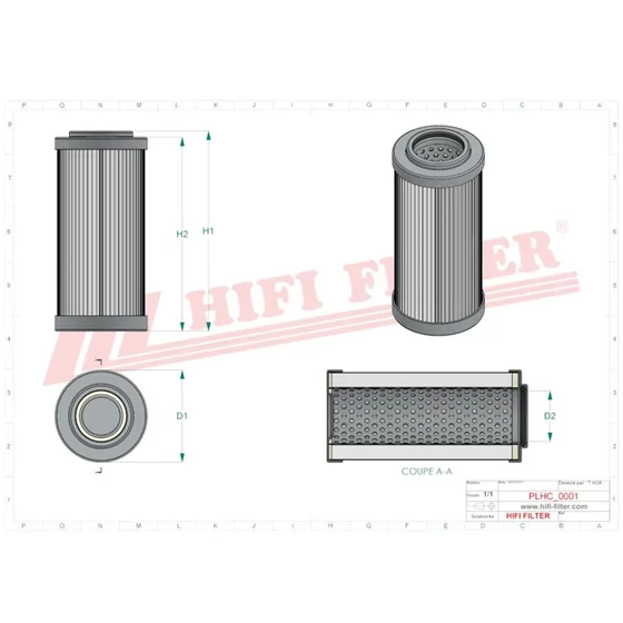 Picture 2/2 -Pressure line filter element - 0330 D 010 BNHC - interchange