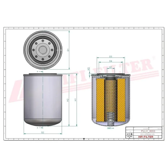 Picture 2/2 -Spin-on element - SO12023 - 1"UNF - bypass