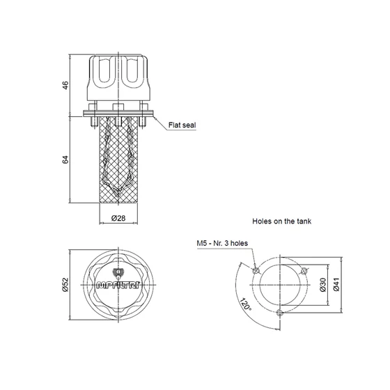 Picture 2/3 -Oil filler and air breather - TA46B10A001P01