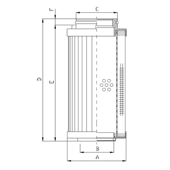 Picture 2/2 -Return line filter element - G02022 - interchange