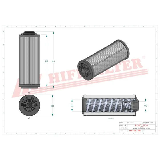 Picture 2/2 -Return line filter element - MPF1002 - A10mic. - interchange