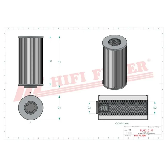 Picture 2/2 -Return line filter element - MPF1002 - A25mic. - interchange