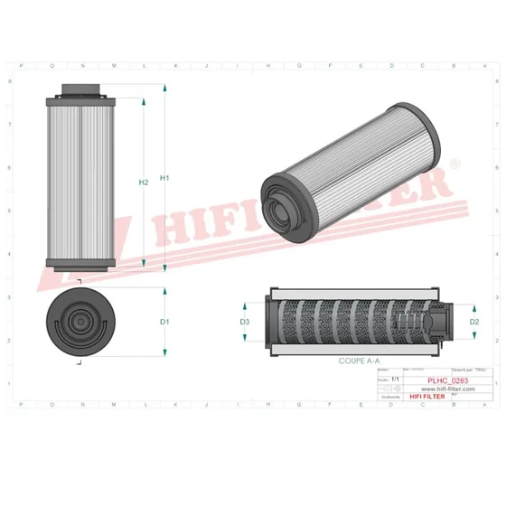 Picture 2/2 -Return line filter element - MPF1811 - A10mic. - interchange