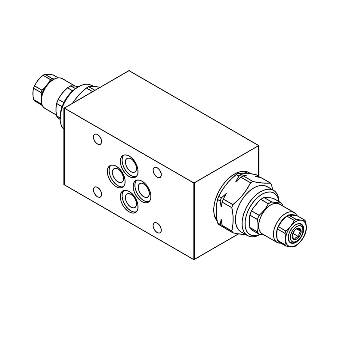 Throttle check sandwich valve - MVS 06-FR-_-B-H-10