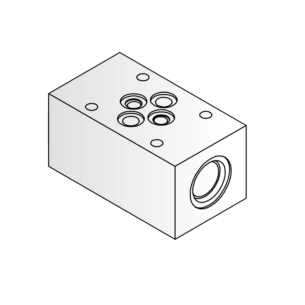 Modular plate - NG06 - ES 610-15-02
