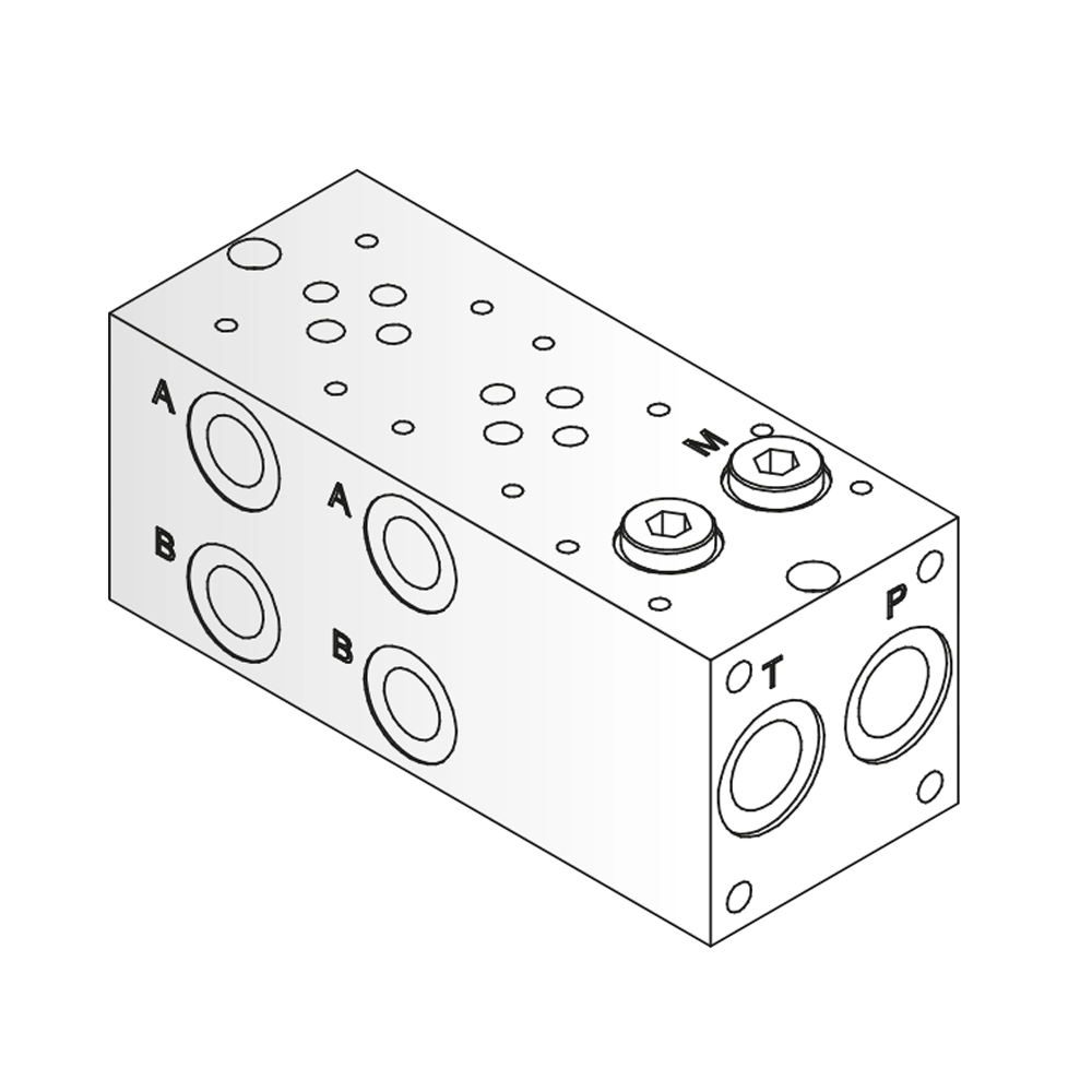 Monoblock - NG06 - 100-350bar - ES 06-21-38-02-1-4-H-N