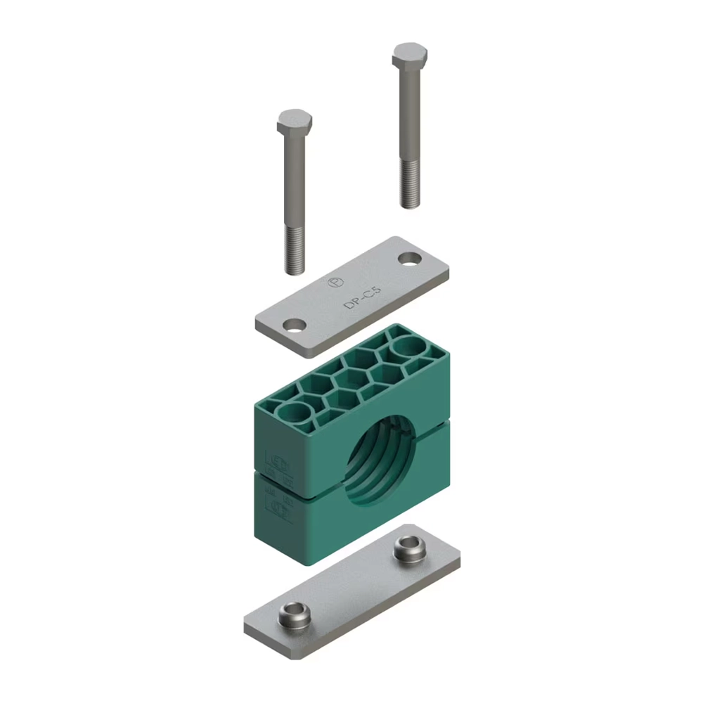 Pipe Clamp comp. - RCP1-330 PP heavy