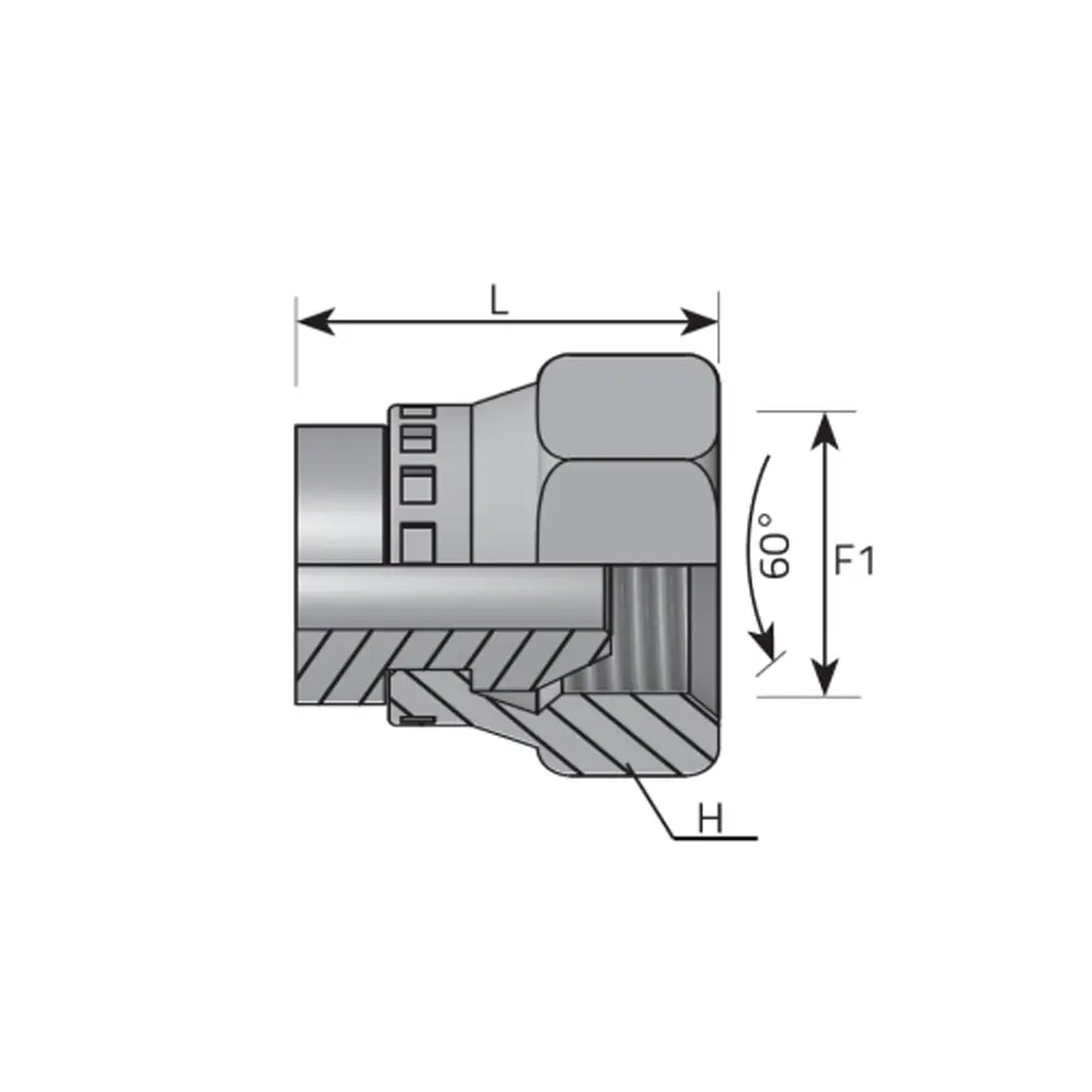 Tube Coupling (VKAM-BSP) - ATFG02 - G1/8