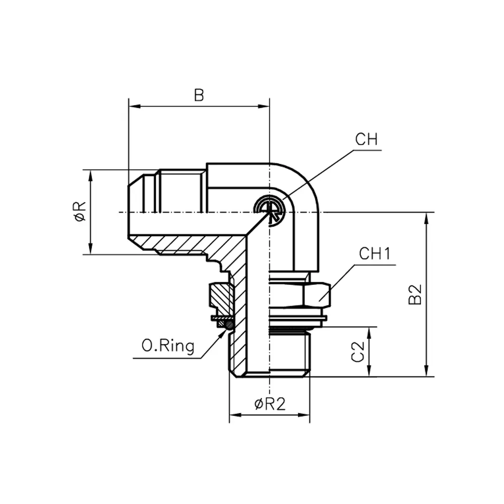 Tube Coupling - (WEE-Metr.) - JIC 3/4