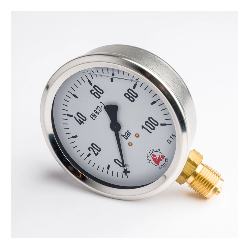 Pressure Gauge - Ø63 - bottom 1/4