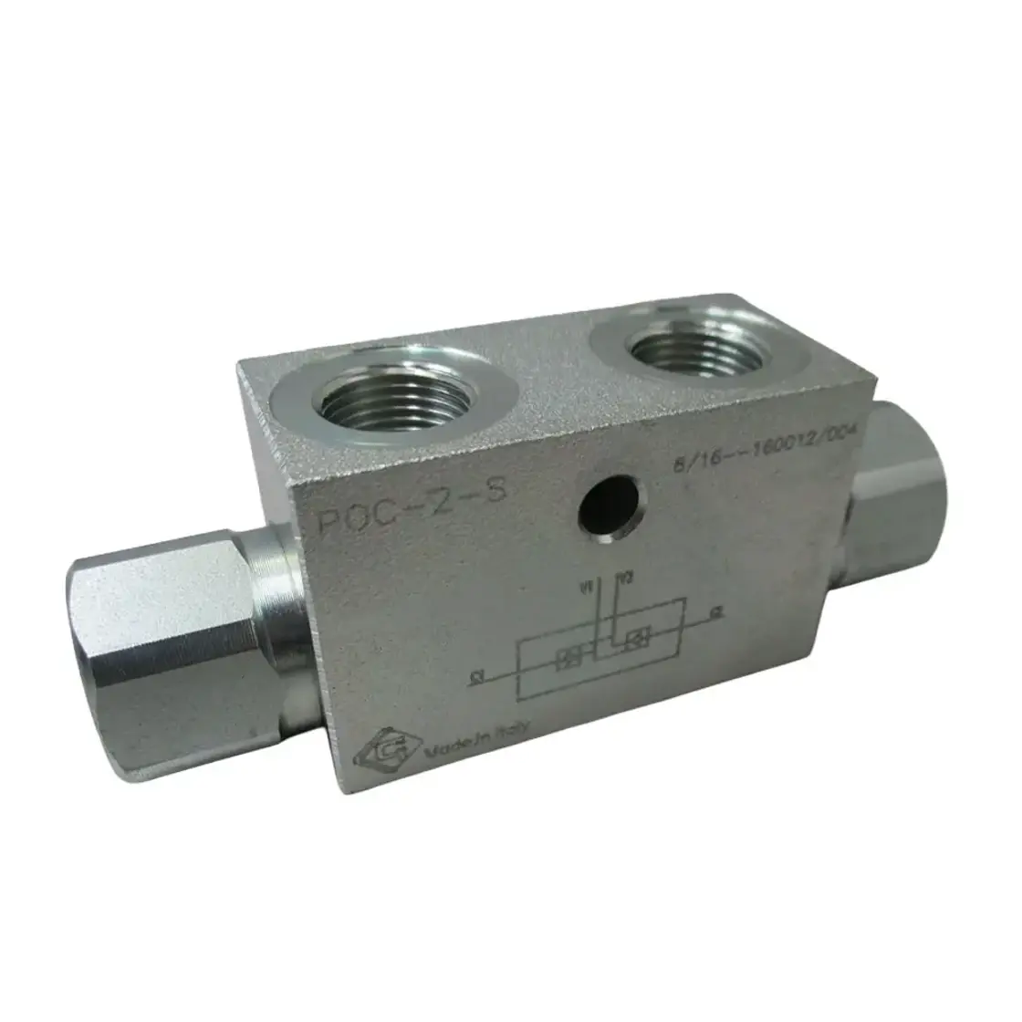 Pilot operated check valve inline - 1/2